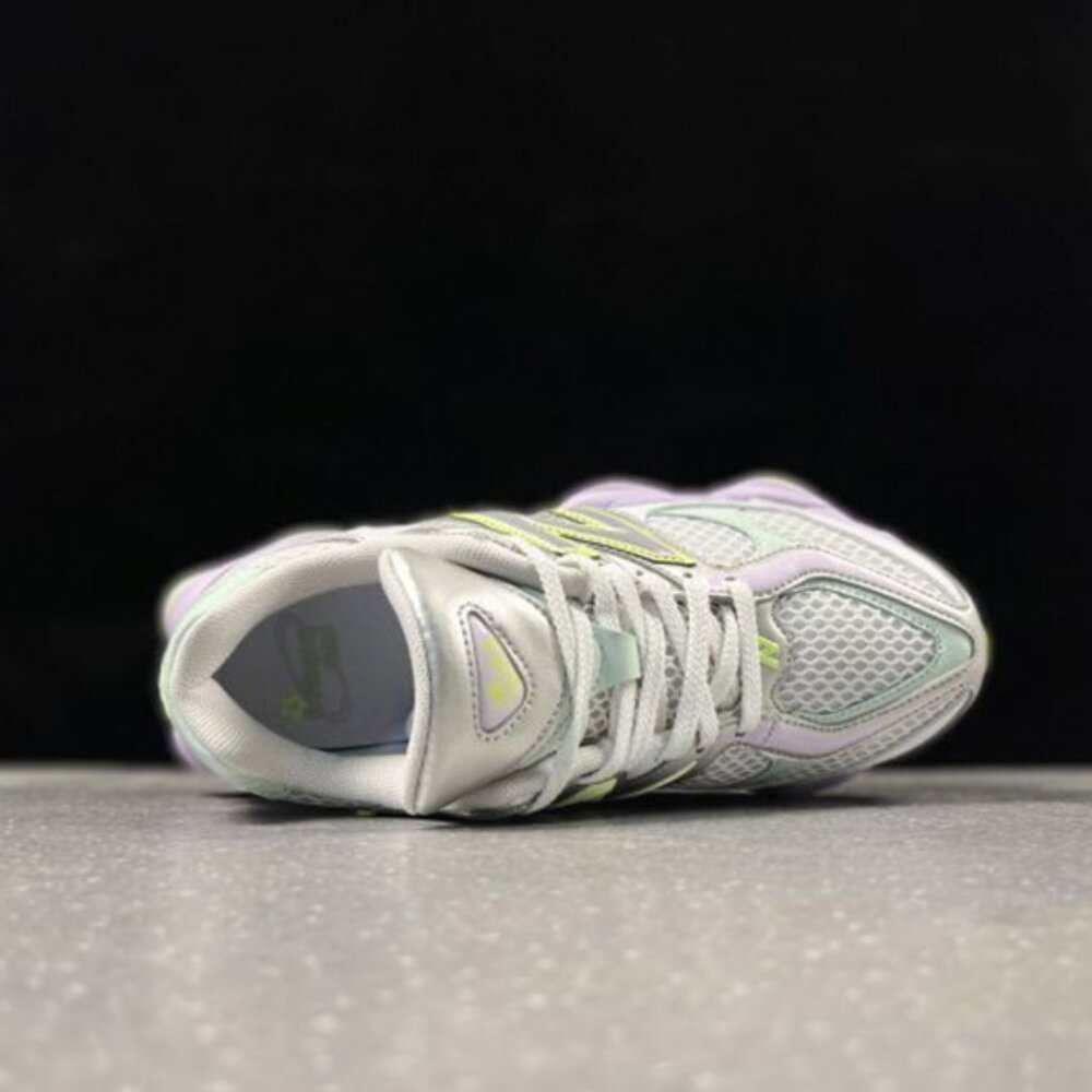 9060 Series White & Silverand Purple New Balance Running Shoes - Picture 4 of 6